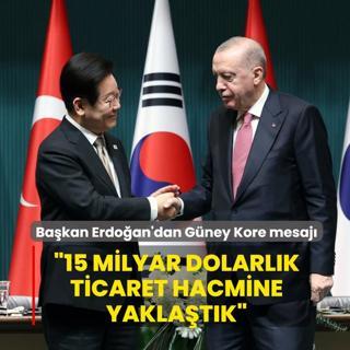 Bakan Erdoan'dan Gney Kore mesaj: 15 milyar dolarlk ticaret hacmine yaklatk