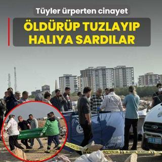 Tyler rperten cinayet! ldrp tuzlayp halya sardlar