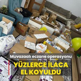 Baakehir'de muvazaal eczane operasyonu: Yzlerce ilaca el koyuldu