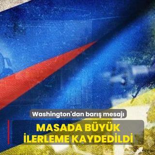 Washington'dan bar mesaj: Masada byk ilerleme kaydedildi