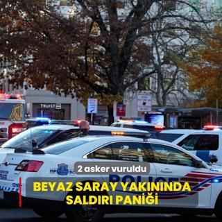 Beyaz Saray yaknnda saldr panii... 2 asker vuruldu