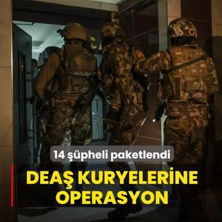 DEA kuryelerine operasyon! 14 pheli paketlendi