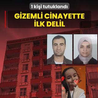 Gizemli cinayette ilk delil! 1 kii tutukland