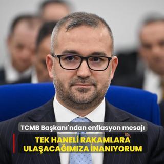 TCMB Bakan Karahan'dan enflasyon mesaj: Tek haneli rakamlara ulaacamza inanyorum