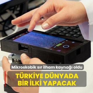 Trkiye dnyada bir ilki yapacak: Mikroskobik sr ilham kayna oldu