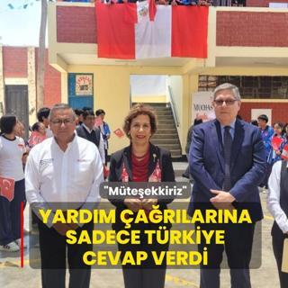 Yardm arlarna sadece Trkiye cevap verdi! Mteekkiriz