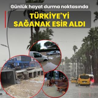 Gnlk hayat durma noktasnda... Trkiye'yi saanak esir ald