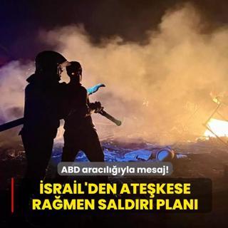 ABD araclyla mesaj! srail'den atekese ramen saldr plan