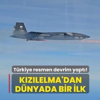 Trkiye resmen devrim yapt! Bayraktar KIZILELMA'dan dnyada bir ilk