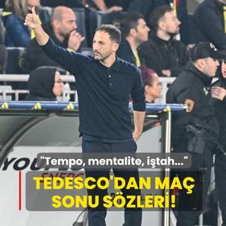 Domenico Tedesco'dan ma sonu szleri! Tempo, mentalite, itah...