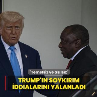 Gney Afrika, Trump'n soykrm iddialarn yalanlad