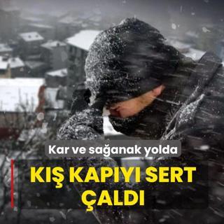 K kapy sert ald! Kar ve saanak yolda