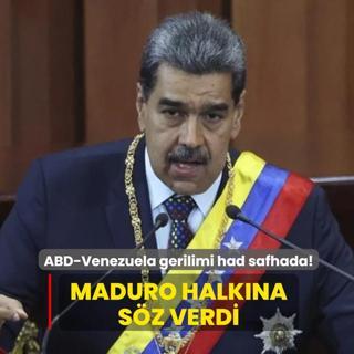 ABD-Venezuela gerilimi trmanrken Maduro sz verdi: Asla ama asla ihanet etmeyeceim