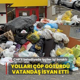 CHP'li belediyede iiler ii brakt! Yollar p gtrd, vatanda isyan etti