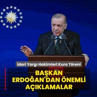 dari Yarg Hakimleri Kura Treni... Bakan Erdoan'dan nemli aklamalar