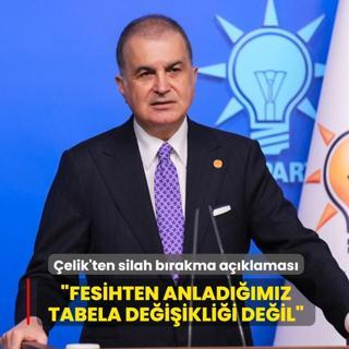 AK Parti Szcs elik'ten silah brakma aklamas... Fesihten anladmz tabela deiiklii deil