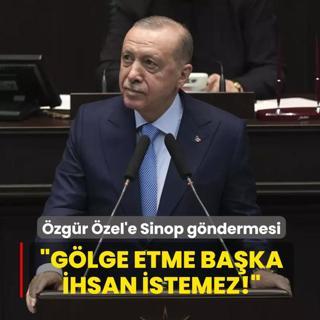 Bakan Erdoan'dan zgr zel'e Sinop gndermesi: Glge etme baka ihsan istemez