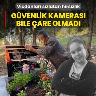 Mezarda vicdanlar szlatan hrszlk! Gvenlik kameras bile are olmad