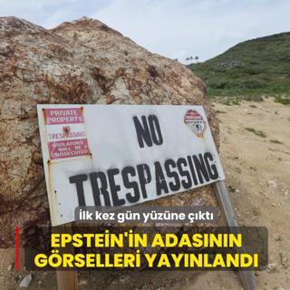 lk kez gn yzne kt... Epstein'in adasnn grselleri yaynland