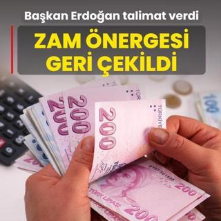 Bakan Erdoan talimat verdi! Zam nergesi geri ekildi