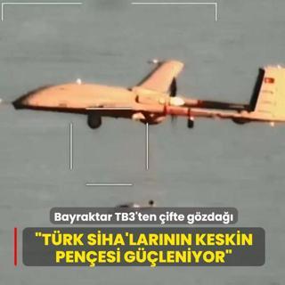Bayraktar TB3'ten ifte gzda... Trk SHA'larnn keskin penesi gleniyor