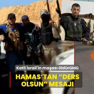 Katil srail'in silahlandrd hain ldrld! Hamas'tan net mesaj: hanetin kanlmaz sonucu