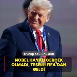 Nobel hayali gerek olmad, teselli FIFA'dan geldi... Trump dln ald
