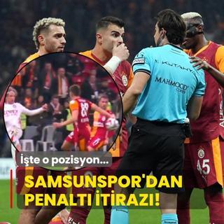 Samsunspor'dan penalt itiraz! te o pozisyon...