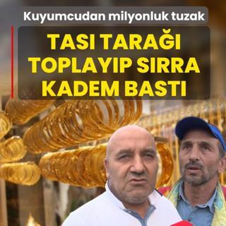 Kuyumcudan milyonluk tuzak! Tas tara toplayp srra kadem bast