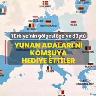 Trkiye'nin glgesi Ege'ye dt: Yunan Adalar'n komuya hediye ettiler