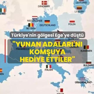 Trkiye'nin glgesi Ege'ye dt: Yunan Adalar'n komuya hediye ettiler