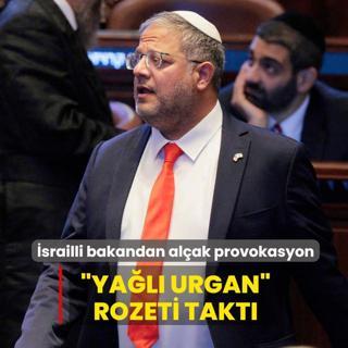 srailli bakandan alak provokasyon... Yal urgan rozeti takt