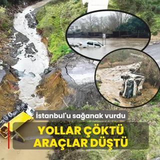 stanbul'u saanak vurdu! Yollar kt aralar dt