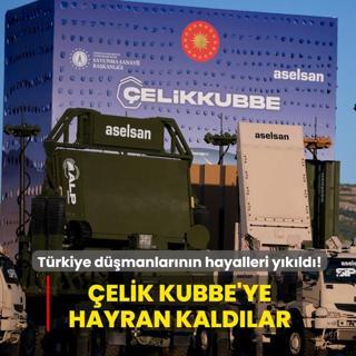 Trkiye dmanlarnn hayalleri ykld! ABD'liler elik Kubbe'ye hayran kald