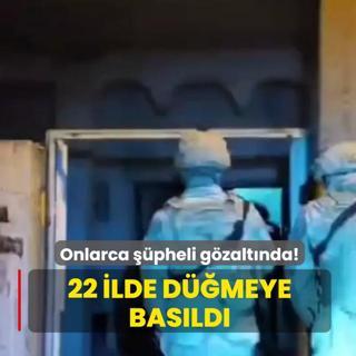 22 ilde DEA operasyonu: 92 pheli yakaland