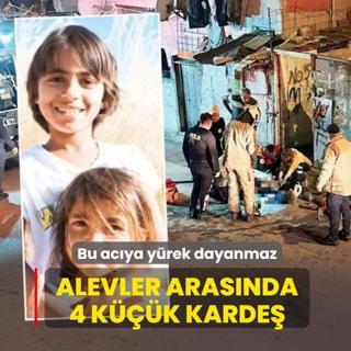 Alevler arasnda 4 kk karde!