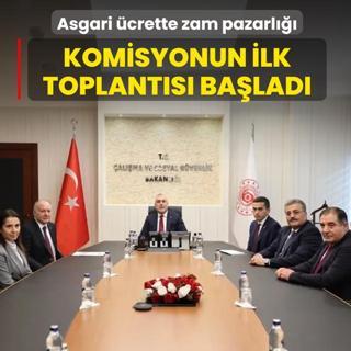Asgari crette zam pazarl! Komisyonun ilk toplants balad
