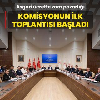 Asgari crette zam pazarl! Komisyonun ilk toplants balad