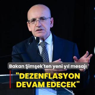 Bakan imek'ten kalc kazanm mesaj... 2026'da dezenflasyon devam edecek