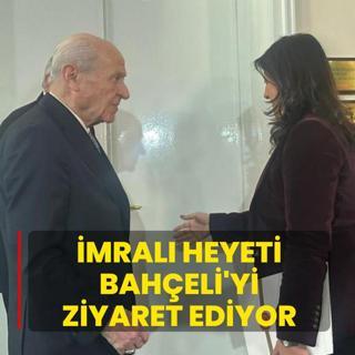 DEM Parti mral heyeti MHP Lideri Baheli'yi ziyaret ediyor