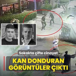 Sokakta ifte cinayet! Kan donduran grntler kt