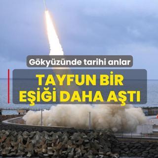 Gkyznde tarihi anlar! Tayfun bir eii daha at