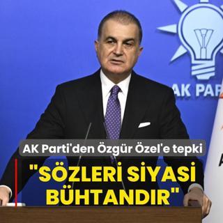 AK Parti Szcs mer elik'ten zgr zel'e tepki: Szleri siyasi bhtandr