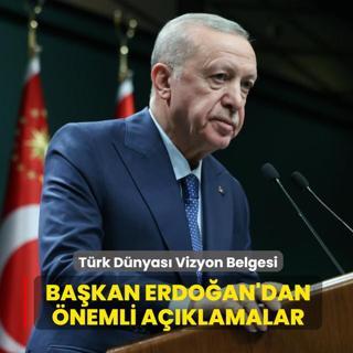 AK Parti Trk Dnyas Vizyon Belgesi Tantm Program! Bakan Erdoan'dan nemli aklamalar