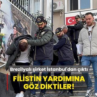 Brezilyal� �irket �stanbul'dan ��kt�: Filistin yard�m�na g�z diktiler!