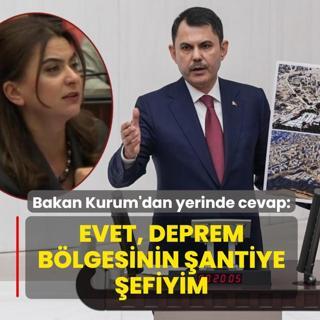 Bakan Kurum'dan DEM Partili Ko�yi�it'e cevap: Deprem b�lgesinin �antiye �efiyim