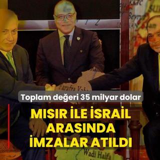 M�s�r ile �srail aras�nda imzalar at�ld�! Netanyahu: Tarihimizin en b�y�k anla�mas�