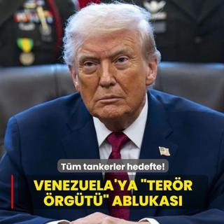 T�m tankerler hedefte! Trump'tan Venezuela'ya �ter�r �rg�t�� ablukas�