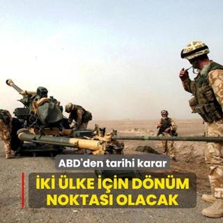 ABD'den tarihi karar: �ki �lke i�in d�n�m noktas� olacak
