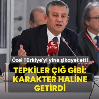 �zel yurt d���nda yine T�rkiye'yi �ikayet etti! Tepkiler ��� gibi: Karakter haline getirdi
